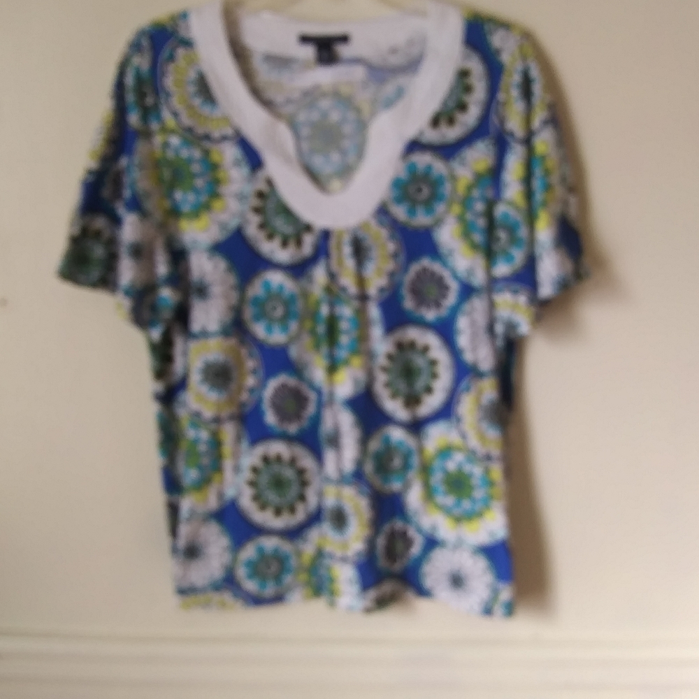 Women's 1X Tommy Hilfiger Vintage  Mandela Top